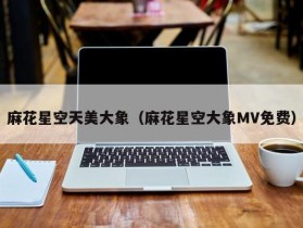 麻花星空天美大象（麻花星空大象MV免费）