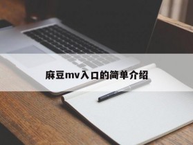 麻豆mv入口的简单介绍